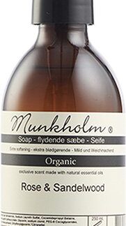 Flydende Sæbe med Rose og Sandelwood - 250ml