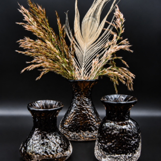 Glasvase Gaia Brun, Dekorative glasvaser (10x9)