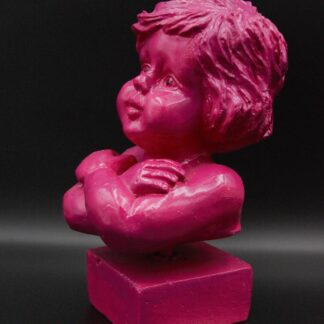 Pink Lady – dekorativ gipsfigur