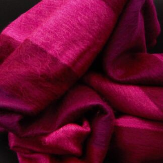 Plaid med alpacauld – Happy Llama Fairtrade (pink)