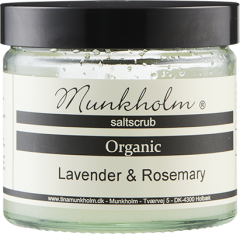 Økologisk Saltscrub, Lavender & Rosemary, 300 g